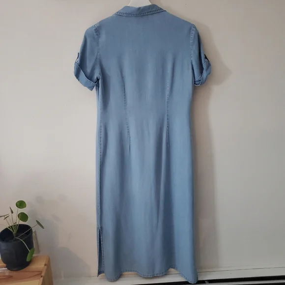 × SOLD ×Crazy Horse • Lyocel Chambray Maxi size 4P - Picture 5 of 7